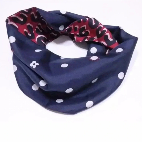 Authentic Louis Vuitton Scarf Snood Leopard Silk Multicolor Never Used - Picture 1 of 5
